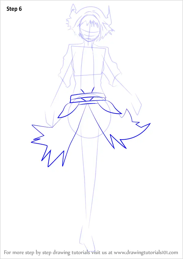 How to Draw AKAZA from Vocaloid (Vocaloid) Step by Step ...