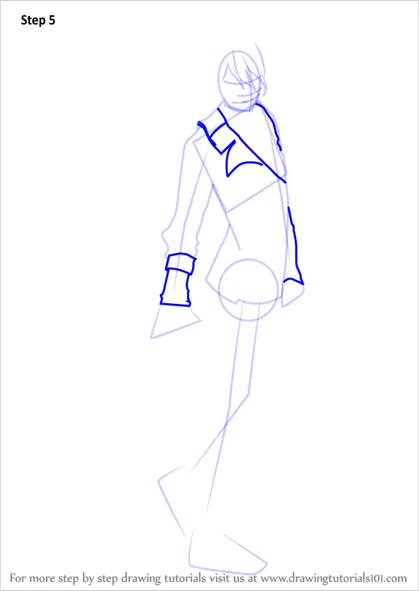 How to Draw DEX from Vocaloid (Vocaloid) Step by Step ...