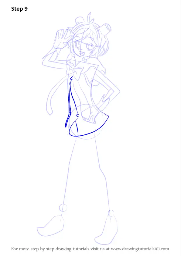 How to Draw Rana from Vocaloid (Vocaloid) Step by Step ...