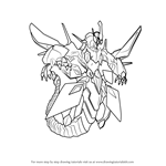 How to Draw Clear Wing Synchro Dragon from Yu-Gi-Oh! Official Card Game