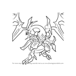 How to Draw Dark Rebellion Xyz Dragon from Yu-Gi-Oh! Official Card Game