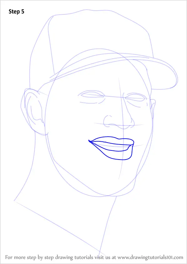 Learn How to Draw Clayton Kershaw (Baseball Players) Step by Step
