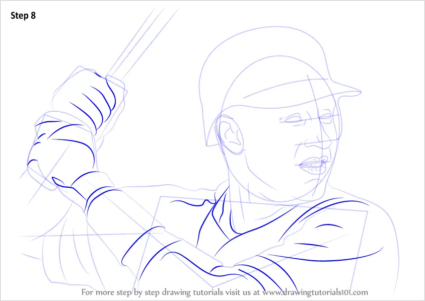 How to Draw a Baseball Player in a Few Easy Steps: Drawing