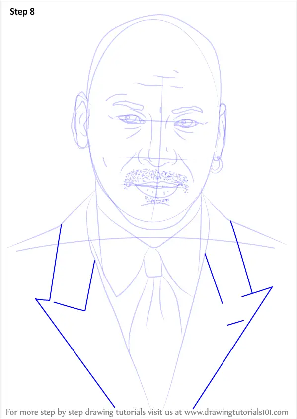 Learn How to Draw Michael Jordan Basketball Players Step 