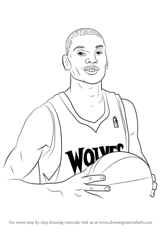 How to Draw Zach LaVine (Basketball Players) Step by Step ...