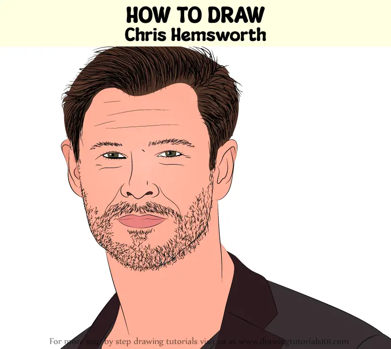 Sketch of Chris Hemsworth ( what I do instead of studies) - 9GAG