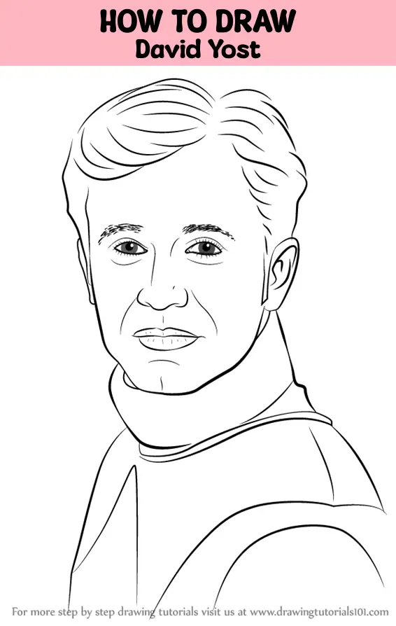 How to Draw David Yost (Celebrities) Step by Step