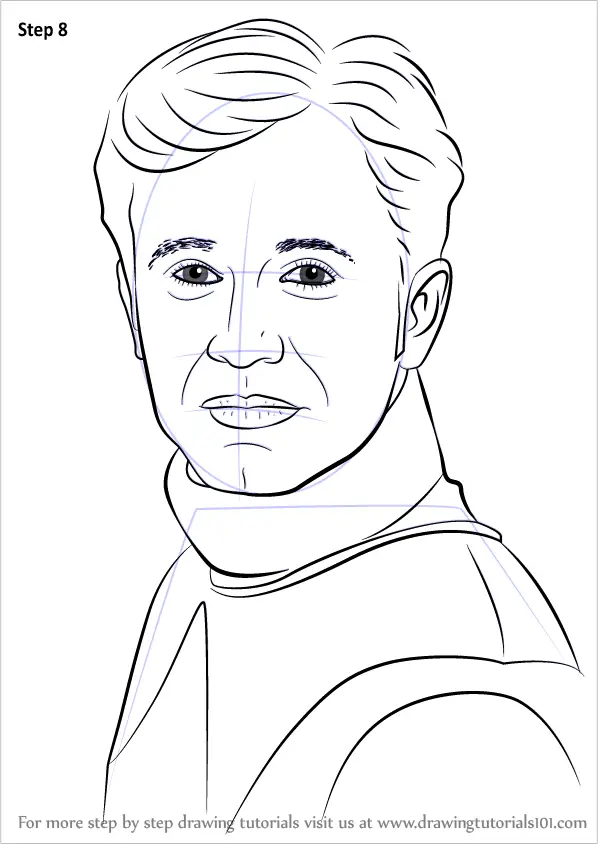 Learn How to Draw David Yost Celebrities Step by Step 