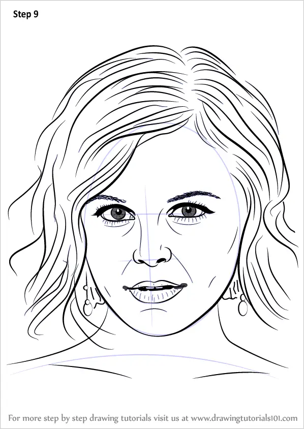 How to Draw Ginnifer Goodwin (Celebrities) Step by Step ...