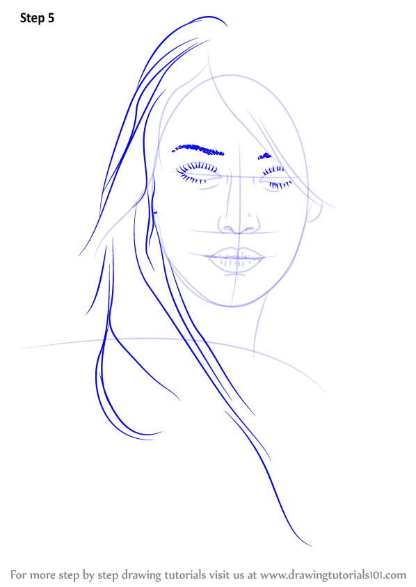 How to Draw Hilary Duff (Celebrities) Step by Step ...