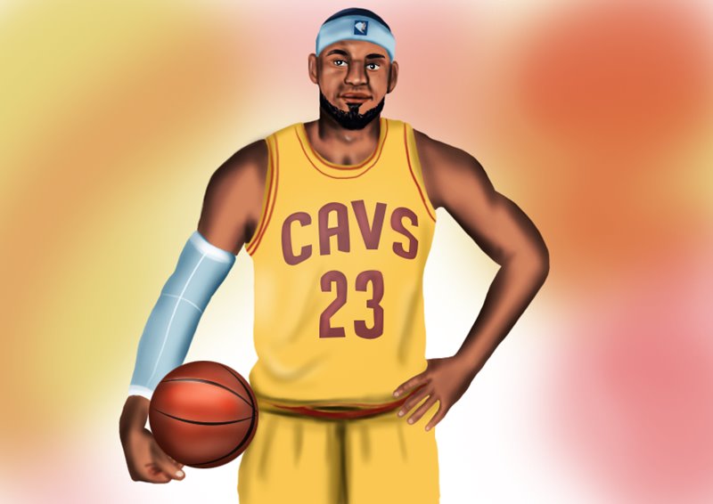 Learn How to Draw LeBron James (Celebrities) Step by Step Drawing