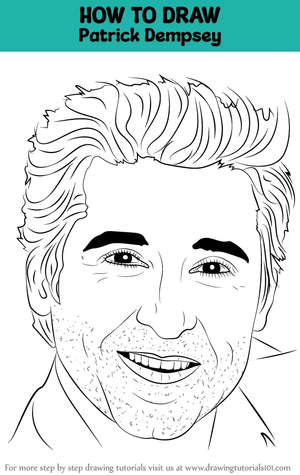 How to Draw Patrick Dempsey (Celebrities) Step by Step ...