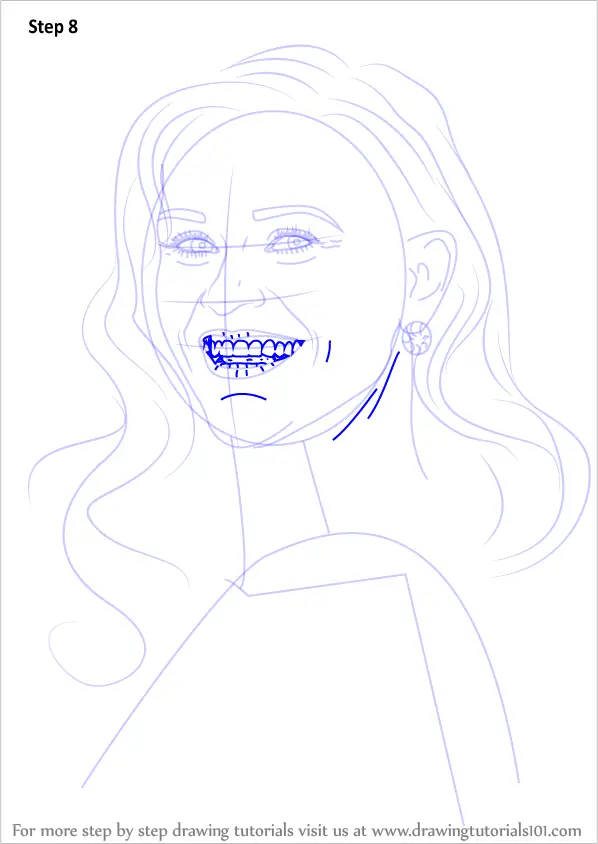 Learn How to Draw Reese Witherspoon (Celebrities) Step by Step