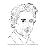 How to Draw Robert Downey Jr