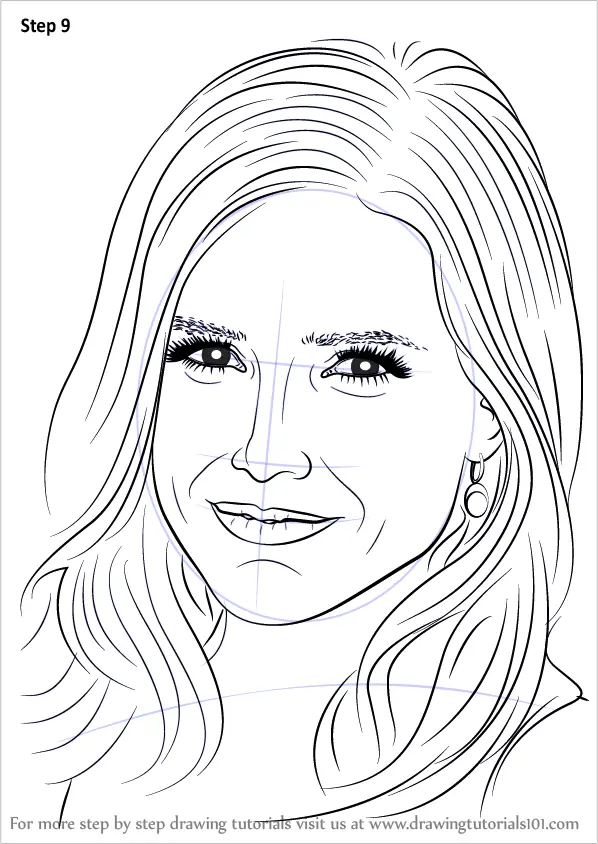 Learn How to Draw Sophia Bush Celebrities Step by Step