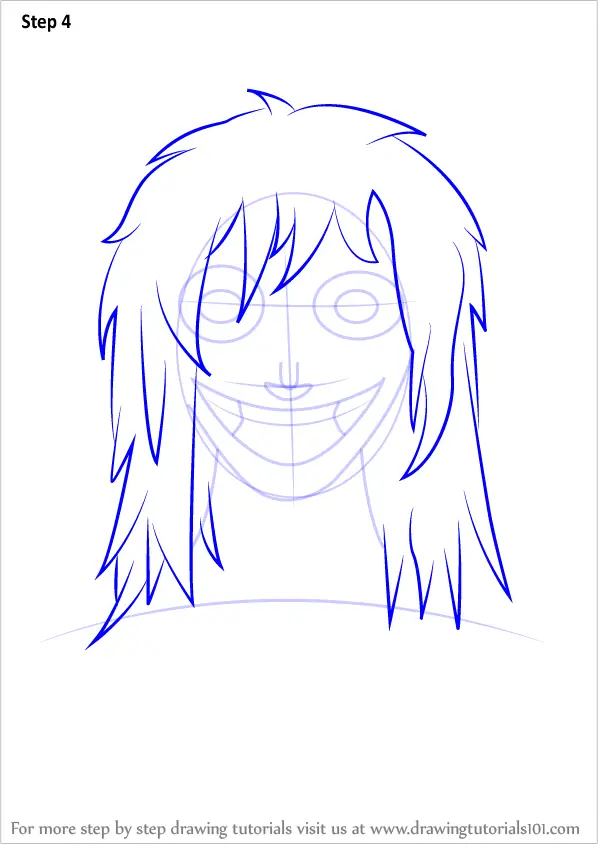 Learn How to Draw Jeff the Killer Characters Step by 