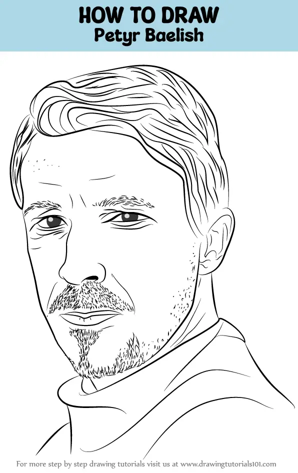 How To Draw Petyr Baelish (characters) Step By Step 