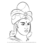 How to Draw King Ashoka
