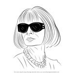 How to Draw Anna Wintour