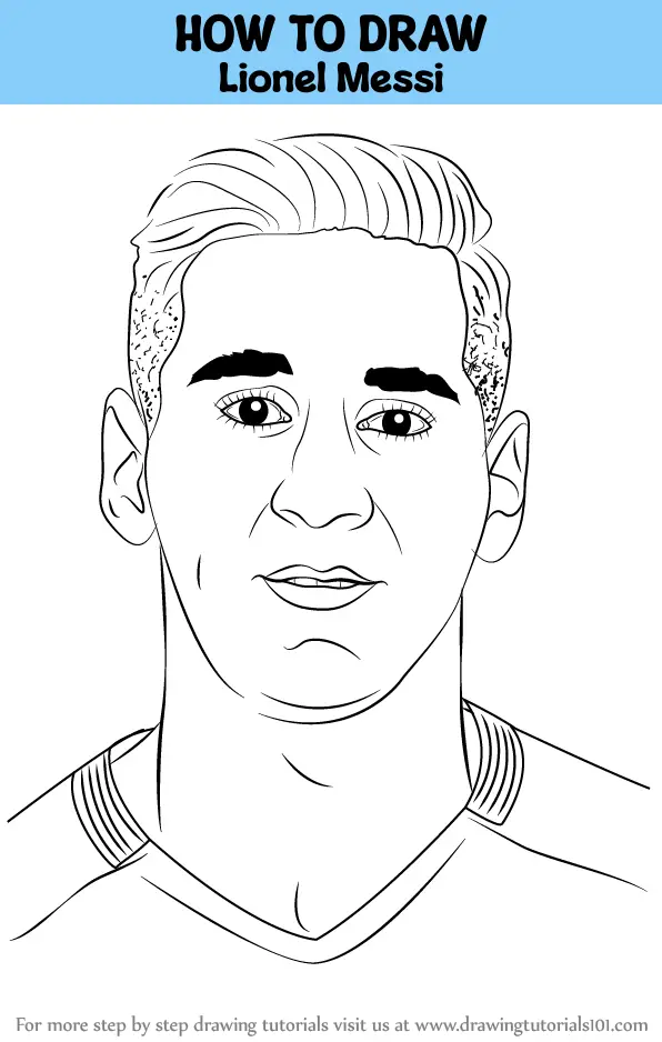 Leonel Messi Portrait - 27x37.8cm Original Pencil unframed drawing - Soccer  - Football Drawing by Arre Felzza Adun - Pixels