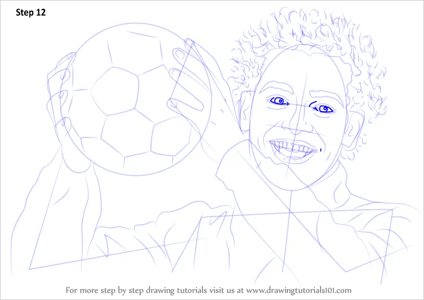 How To Draw Mohamed Salah (footballers) Step By Step 