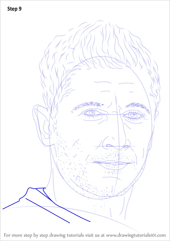 How to Draw Robert Lewandowski (Footballers) Step by Step ...