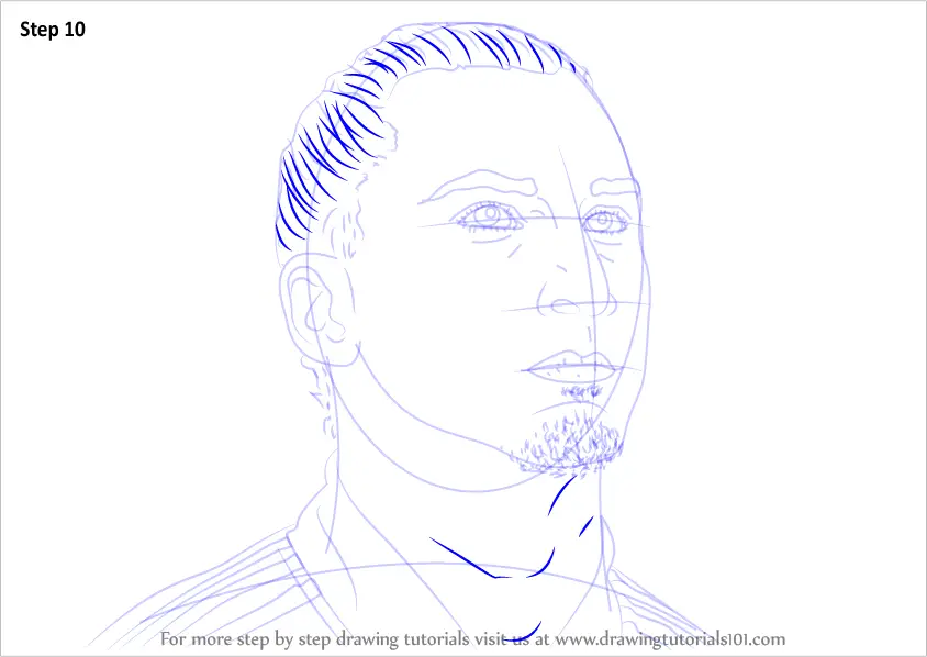 How to Draw Zlatan Ibrahimovic (Footballers) Step by Step ...