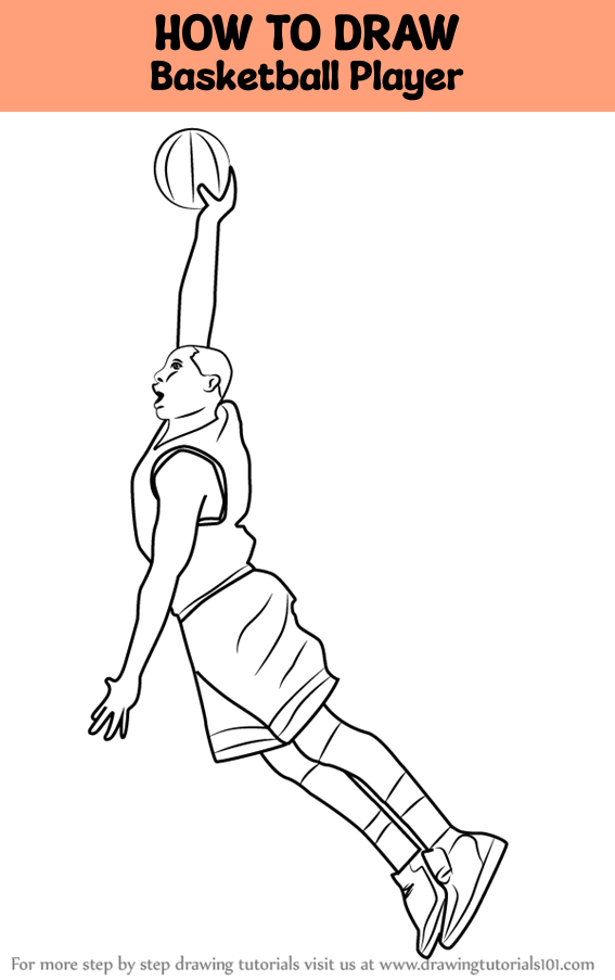 How to Draw Basketball Player (Other Occupations) Step by Step 