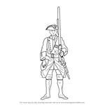 How to Draw British Soldier
