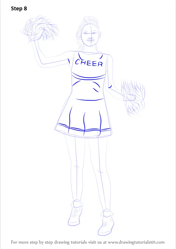 Download Learn How to Draw a Cheerleader Girl (Other Occupations ...