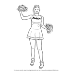 How to Draw a Cheerleader Girl