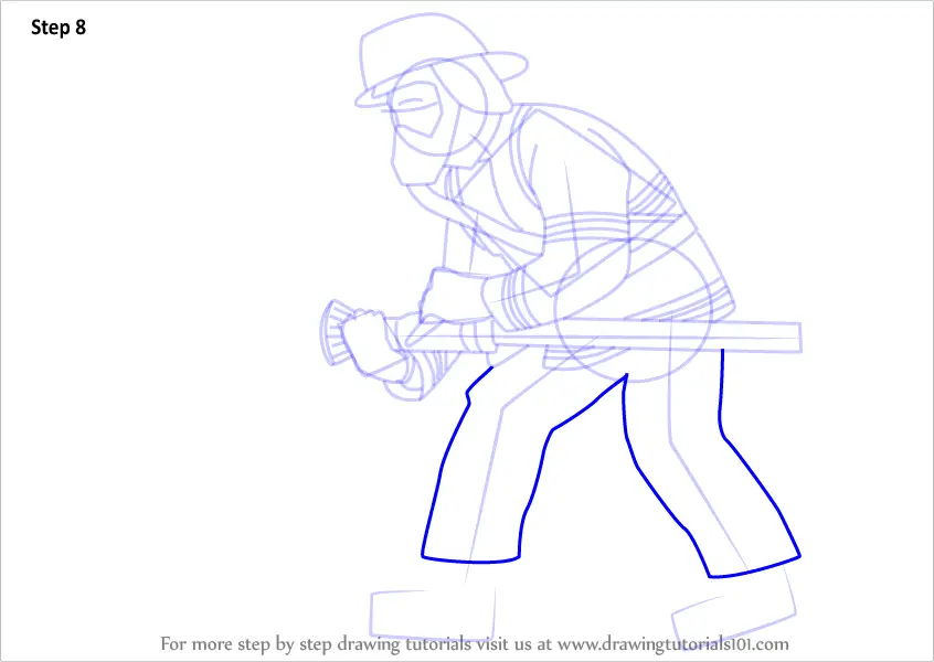 Cartoon Sketch Fireman With Tools  White Background  Illustration For  Children Stock Photo Picture And Royalty Free Image Image 156193465