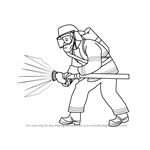 How to Draw a Fireman