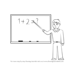 How to Draw a Teacher Male