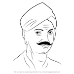 How to Draw Mangal Pandey