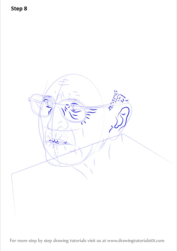 Learn How to Draw an Old Man (Other People) Step by Step : Drawing