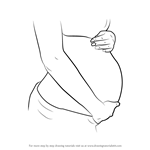 How to Draw Pregnant Belly