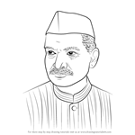 How to Draw Dr. Rajendra Prasad