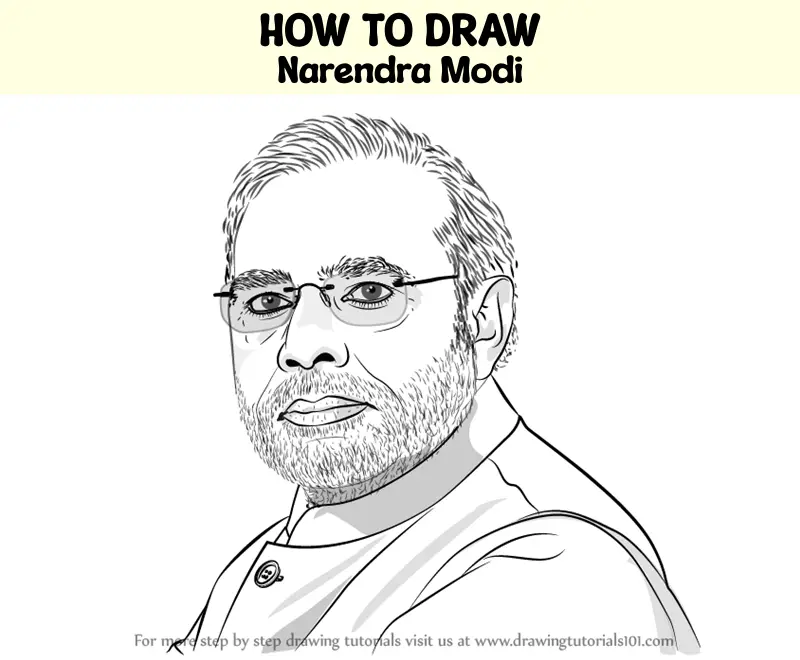 Vector Caricature, Illustration of Narendra Modi, Indian Prime Minister  Stock Illustration - Illustration of prime, draing: 136507043