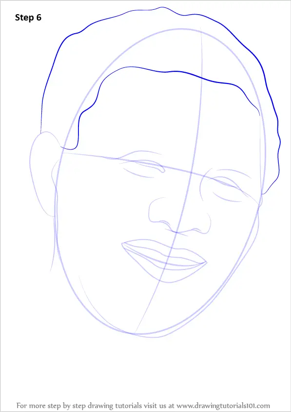Learn How to Draw Nelson Mandela Face (Politicians) Step by Step : Drawing  Tutorials