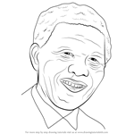 How to Draw Nelson Mandela Face