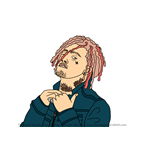 How to Draw Lil Pump