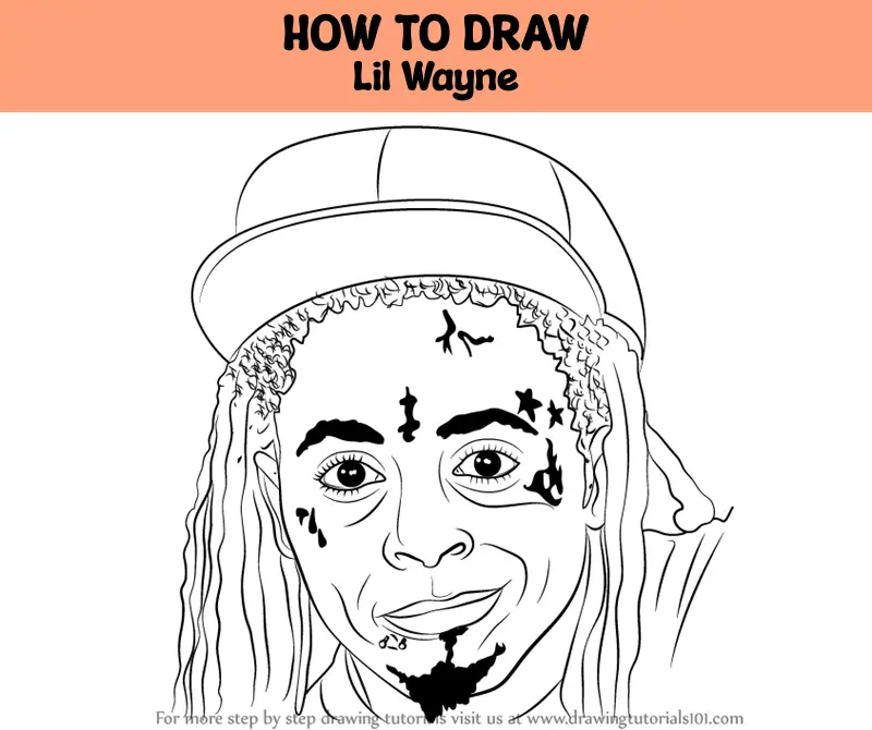How to Draw Lil Wayne (Rappers) Step by Step