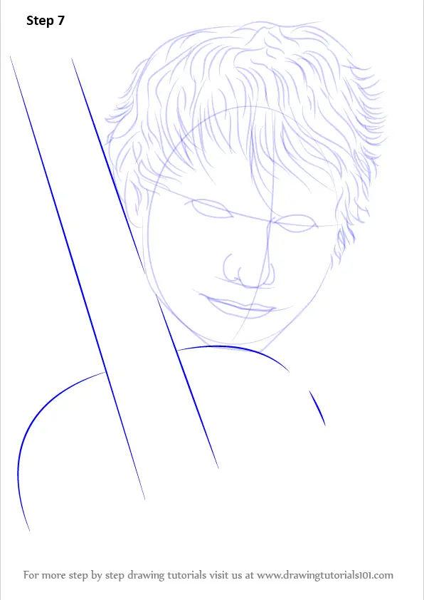 Ed Sheeran Drawing by Dod Dow  Figurative Pencil Art 30032023
