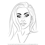 How to Draw Lady Gaga