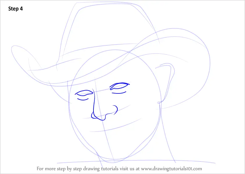 How to Draw Toby Keith (Singers) Step by Step | DrawingTutorials101.com