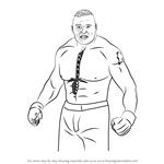 How to Draw Brock Lesnar