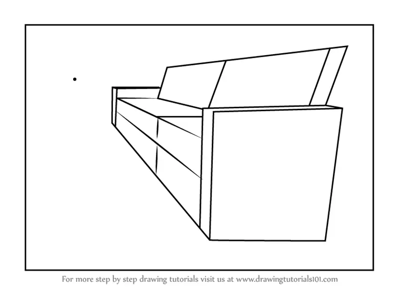 Sofa Line Drawing PNG Images - Pngtree