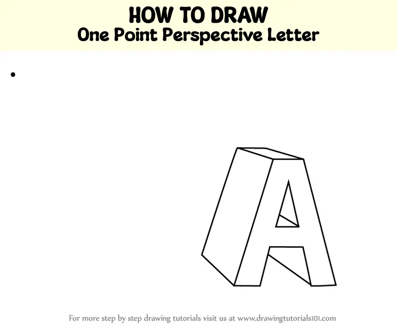 How To Draw One Point Perspective Letter One Point Perspective Step   How To Draw One Point Perspective Letter Step 0 Og 