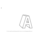 How to Draw One Point Perspective Letter